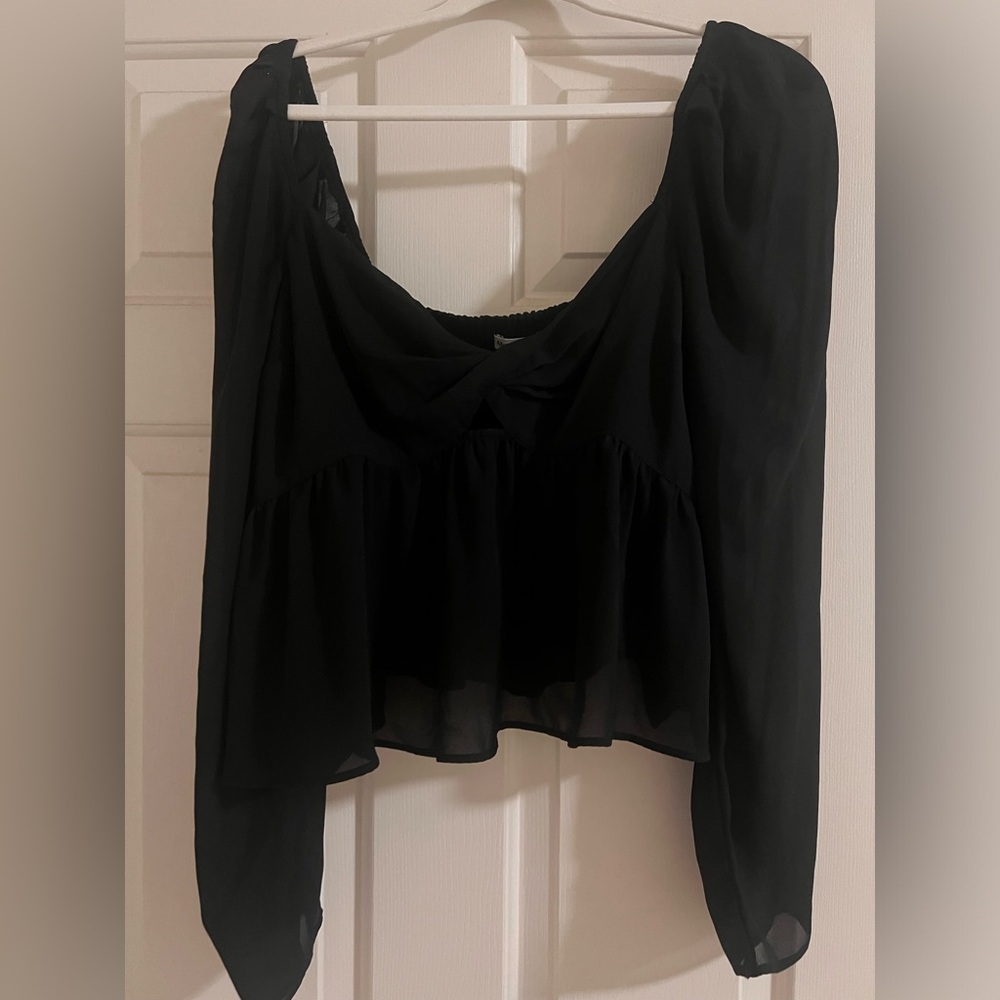 Abercrombie & Fitch Women’s Black Top | XL